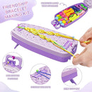 Dpai Friendship Bracelet Making Kit for Girls,DIY Arts and Crafts Toys,Jewelry String Maker Kit,The Best Birthday Gifts Ideas for Girls 6 7 8 9 10 11 12+ Years Old（Double Purple by TinyTreasures Baby Boutique