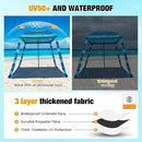HOMEDEMO Beach Canopy UPF 50+, 6'×6', Easy Set up and Take Down Tent with Sand Pockets, Side Wall Shade Wind Waterproof for Kids, Family & Friends by TinyTreasures Baby Boutique