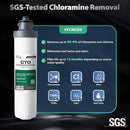 iSpring FCNCDS SGS-Tested Chloramine Removal CTO Carbon Block Replacement Water Filter Cartridge for DS4 Series by CozyNest Decor