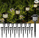 SOLPEX 16 Pack Solar Path Lights - Outdoor, Garden, Yard & Landscape (Warm White) by GreenHaven Gardens