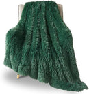 GONAAP Fuzzy Faux Fur Throw Blanket Dark Green Super Soft Cozy Plush Fuzzy Shaggy Blanket for Couch Sofa Bed (Dark Green, Throw(50"x60")) by CozyNest Decor