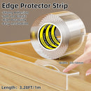 2Pack Clear Edge Protector,Safe Corner Protector, Anti-Sharp Edge Protector, for Furniture, Drawers, Tables, Cabinets 2inX3.28FT by TinyTreasures Baby Boutique