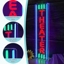 Theater Neon Sign Dimmable LED Movie Night Signs for Wall Decor Home Theater Accessories Sign Theater Room Neon Light for Movie Room Home Bar Decor Classic Cinema Style Light Gifts(16.8 * 4.8in) by CozyNest Decor