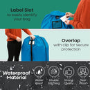 reperkid Large Stroller Bag for Airplane Travel, Blue, 47" H x 24" W x 15" D, Fits Most Large, Single, Double, Jogging Strollers – Premium Waterproof Cover, Adjustable Shoulder Straps by TinyTreasures Baby Boutique