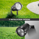 LemonBest Landscape Lighting - 6W RGB Color Changing Halloween Landscape Lights 120V Christmas Outdoor LED Spotlight with Remote Control Waterproof Spot Lights for Yard Garden Patio Driveway (1 Pack) by GreenHaven Gardens