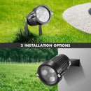LemonBest Landscape Lighting - 6W RGB Color Changing Halloween Landscape Lights 120V Christmas Outdoor LED Spotlight with Remote Control Waterproof Spot Lights for Yard Garden Patio Driveway (4 Pack) by GreenHaven Gardens