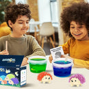 sdaymol Crystal Growing Kit for Kids - 4 Colors Hedgehog to Grow Fast in (24H),Science Experiments Learning & Educational Toys,Science Kits for Kids Age 8-12 STEM Project Gifts for Boys & Girls 6+ by TinyTreasures Baby Boutique