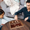 Glintoper Shut The Box & 4 in a Row Tables Game Set, Classic Wood Dice Game with Numbers & Line Up 4 Game for Kids Family, Living Room Rustic Coffee Table Decor, Travel Game Strategy Board Games by TinyTreasures Baby Boutique