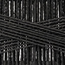 LA JOLIE MUSE Wicker Storage Baskets for Organizing, Recyclable Paper Rope Basket with Wood Handles, Decorative Hand Woven Basket Organizers for Makeup Books Shelves Living Room, Black, Set of 2 by TinyTreasures Baby Boutique