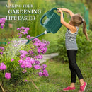 2 Gallon Watering Can for Outdoor Plants with Removable Long Spout and Stainless Steel Sprinkler Head, Large Plastic Watering Can for Garden Flowers Plants