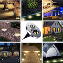 Solar Ground Lights, Waterproof Solar Garden Lights, Upgraded Outdoor Garden Waterproof Bright in-Ground Lights, Landscape Lights for Pathway,Yard,Deck,Lawn,Patio,Walkway (12 Pack Warm Light by GreenHaven Gardens