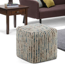 Zoey - Handcrafted Woven Cube Pouf by Unique Piece Furniture