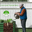 6x3x2 ft Raised Garden Bed, Large Metal Planter Raised Beds, Planters for Outdoor Plants for Vegetables, Flowers, Herbs, Fruits, and Succulents.(2 Pcs) by CozyNest Decor
