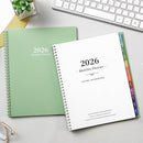 2026 Monthly Planner/Calendar - 2026 Planner, JAN 2026- DEC 2026, Planners with Colorful Tabs, Monthly Planners 2026 for Daily Organizing - Waterproof Cover (8" x10", Note Pages, Green) by TinyTreasures Baby Boutique