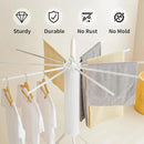 JOOM Tripod Clothes Drying Rack, Garment Rack Portable and Foldable Space Saving Laundry Drying Rack - Drying Rack Clothing Floor Folding Balcony Bedroom Household Aluminum by CozyNest Decor