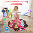 Dance Mat Toys for 3-12 Year Old Girls, 6-Button Kids Dance Mats Bluetooth Dance Pad, Light-up 6 Game Modes Dance Mat for Kids, Christmas/Birthday Gifts for 3-5 6 7 8 9 10+ Year Old Kid by TinyTreasures Baby Boutique