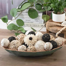 ANDALUCA Black & White Decorative Balls Bowl Filler Bag with Orbs, Balls (Black) by CozyNest Decor