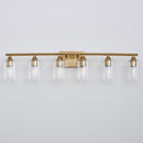 6-Light Brushed Bathroom Lighting