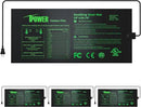 iPower 4 Pack 10" x 20.75" Seeding Heat Mat Upgraded Carbon Film Indoor Warm Hydroponic Plant Germination Starting Pad Durable Waterproof by GreenHaven Gardens