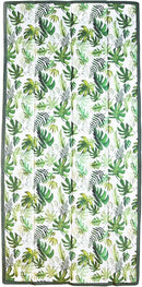 Little Unicorn 5'x10' XL Outdoor Family Picnic & Beach Blanket | Durable & Water-Resistant Fabric | Compact Fold & Easily Wipes Clean | Zipper Pocket (Tropical Leaf) by TinyTreasures Baby Boutique