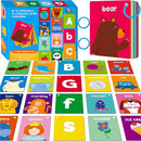 SpriteGru Alphabet Flash Cards, 52 Double Sided Cards, Uppercase & Lowercase Letter Cards, Letters and Sight Words Learning Cards for Preschool and Toddlers Learning by TinyTreasures Baby Boutique