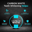 CARBON WHITE Teeth Whitening Powder - Natural Activated Coconut Charcoal Tooth Powder for Removing Stains & Discoloration - Helps Fight Tartar & Plaque, Freshens Breath - Tasteless, Odorless - 30g by CozyNest Decor