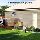 nipify 12 Pack Solar Spot Lights Outdoor Motion Sensor with 3 Modes,Solar Spotlights Outdoor Waterproof 2-in-1 Auto On/Off Solar Landscape Lighting for Outside Yard Wall Garden Pathway, Warm White by GreenHaven Gardens