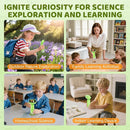 Microscope for Kids, Aurosports Kids Microscope Handheld, 1000X Pocket Miniscope Portable with Photo & Video - 2 Inch HD IPS Screen 32GB Digital Microscopes for Boys Girls Gifts by TinyTreasures Baby Boutique
