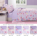 Twin Comforter Set with Sheets for Girls-5 Pieces Twin Bedding Sets with Pink Comforter, Sheets, Pillowcase & Sham for Kids (Cute Botanical Flowers, 66" X 86") by TinyTreasures Baby Boutique
