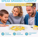 300 Vocabulary Flashcards | Double Sided English-Spanish Bilingual Flashcards for Adults & Kids Ages 12+ | Portable Noun Flash Cards to Learn Spanish for Adult Beginners by TinyTreasures Baby Boutique