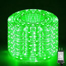 100FT 300 LED Rope Lights for Outside, St. Patrick Day String Lights Indoor with Waterproof 8 Modes, Connectable Plug in Fairy Twinkle Lights for Outdoor Patio Pool Party Holiday Decorations, Green by GreenHaven Gardens