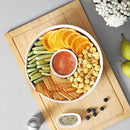 MALACASA Serving Bowls, 114 OZ(10") Extra Large Salad Bowls Set of 2, Porcelain White Serving Bowls for Salad, Soup, Pasta and Dinner, Large Ceramic Bowl Set for Entertaining, Series REGULAR by CozyNest Decor
