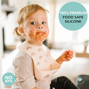 Loulou Lollipop Soft, Waterproof Silicone Feeding Bib for Babies and Toddlers by TinyTreasures Baby Boutique