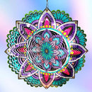 Wind Spinner for Yard and Garden,12in 3D Wind Spinner Mandala Purple Starlight,Wind Spinners Outdoor&Indoor Yard Art Decor,Christmas Decoration,Wind Sculpture Gift for Women/Mother/Men by GreenHaven Gardens