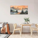 Tsomzxng Canvas Art Wall Decor For Living Room Mountain Wall Art Picture For Bedroom Modern Office Wall Decorations Forest River Landscape Paintings Pictures Artwork Aesthetic 20 X 40 In by CozyNest Decor