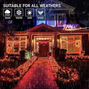 Weillsnow Orange Halloween Lights, 66FT Plug-in Waterproof String Lights, 8 Modes with Memory for Indoor/Outdoor Garden Decorations by GreenHaven Gardens
