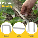 USA Made 15 Pack Landscape Staples 6 inch 11 Gauge Garden Stakes Galvanized Garden Staples | Metal Ground Stakes for Gardening| Yard Stakes for Decoration, Weed Barrier Fabric by GreenHaven Gardens