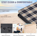 G GOOD GAIN Waterproof Picnic Blanket Portable with Carry Strap for Beach Mat or Family Outdoor Camping Party (Brown) by TinyTreasures Baby Boutique