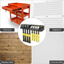UNITEDPOWER Hammer Holder, Wall Mount Storage Rack Organizer for Workshop, Shed, Garage, Home, Fit Most of Hammer or Small Tools by GreenHaven Gardens