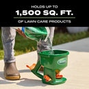 Scotts Whirl Hand-Powered Spreader for Grass Seed, Fertilizer, Salt, Ice Melt, Handheld Spreader Holds up to 1,500 sq. ft. Product by GreenHaven Gardens