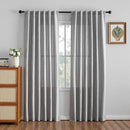 MYSKY HOME 90 Inches Long Living Room Curtains 2 Panels Boho Semi Sheers Light Filtering for Bedroom Windows, Linen Look Texture Soft Touch Country Back Tab, 50" Wide x 90" Long, Dove Grey, 2 Panels by CozyNest Decor