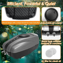 Pond Aerator Pump Pond Aeration Kit with Check Valves Air Stones Airline Tubing, All-in-1 Pond Deicer Pond Air Pumps for Outdoor Ponds up to 2000 Gallon by GreenHaven Gardens
