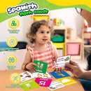 Spanish Flash Cards Toddler Bilingual Baby Cognitive Flashcards, Alphabet, Animals, Numbers, Shapes Colors, First Words, Body Parts,Emotions,Educational Toys Kindergarten Learning Activities by TinyTreasures Baby Boutique