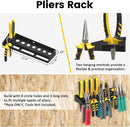 UNITEDPOWER Wall Mount Hand Tool Storage Set, Screwdriver Organizer, Pliers Holder, Hammer Rack, Metal Hardware Tray for Garage Workshop Workbench - 4 Pack by GreenHaven Gardens