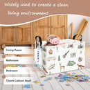 Rectangular Folding Laundry Basket,waterproof Canvas Basket,gift basket,Suitable for children's room,Office,Clothes,Toys Storage(Outdoor adventure) by TinyTreasures Baby Boutique