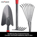 FLORA GUARD Garden Tool Set， 6 Piece Heavy Duty, Large Size Gardening Hand Tools, Sturdy & Durable, Classic Utility Gardening Gift for Men and Women by GreenHaven Gardens
