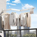 Clothes Drying Rack Wall Mounted,Drying Rack Clothing,Laundry Drying Rack Wall Mount,Collapsible Drying Racks for Laundry,Retractable,Foldable,Clothes Hanger Rack,Clothes Dryer Rack,White Color by CozyNest Decor