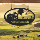 Personalized Metal Farm Signs, Custom Rustic Ranch Decor, Farmhouse Outdoor Decor, Custom Last Name Sign, Large Metal Wall Art, Outdoor Barn Sign, Family Farm Sign, Farmer Ranch Gifts by CozyNest Decor