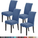 Joccun Chair Covers for Dining Room Set of 4, Dining Chair Slipcovers Stretch Dining Room Chair Covers Seat Protector,Washable Parsons Chair Cover for Home,Banquet(Riverside,4 Pack) by CozyNest Decor