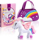 Pinwheel Crafts Beginner Sewing Kit for Kids Ages 5 6 7 8-12+ - Make Your Own Unicorn Purse Kids Sewing Kit - Play & Learn to Sew Craft Box, Girls & Boys Birthday Gifts by TinyTreasures Baby Boutique